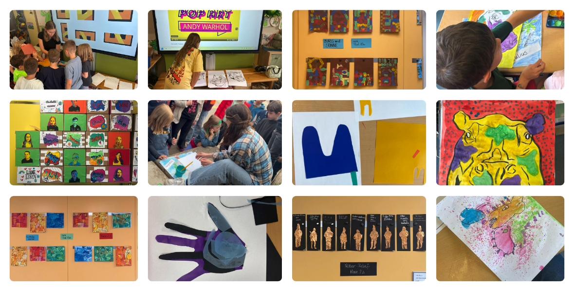 Fachpraktikum Kunst (c) Maximilian-Kolbe-Grundschule Fachpraktikum Kunst