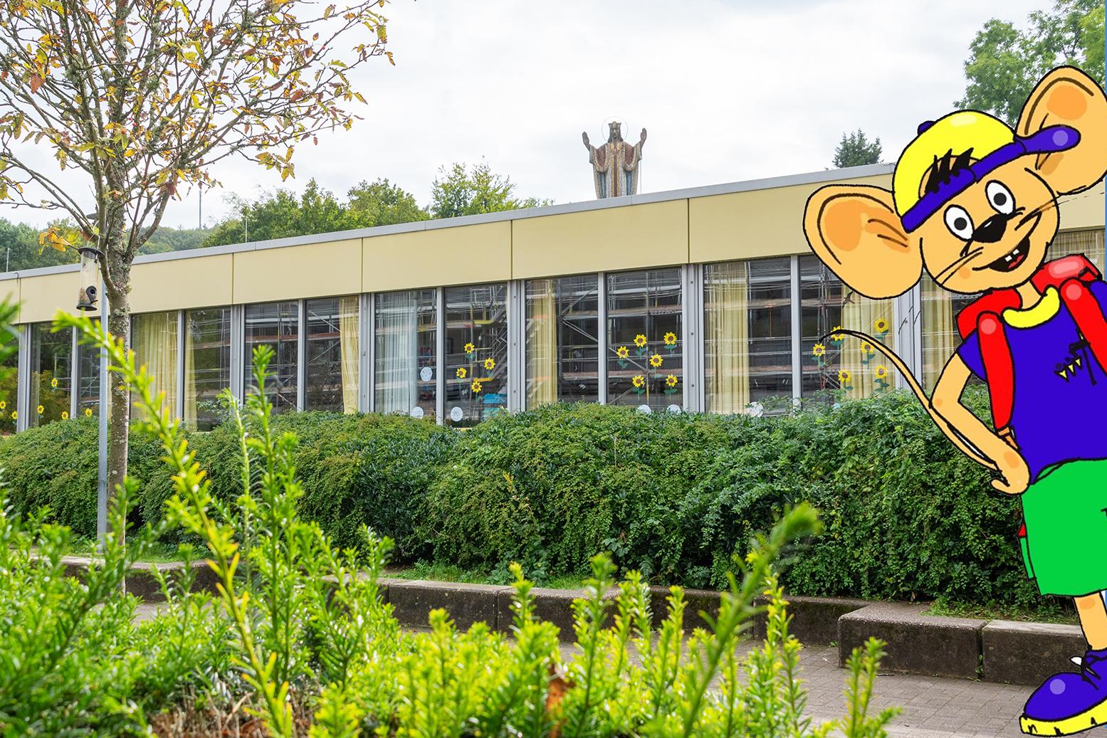 Man sieht das Schulgebäude der Schule