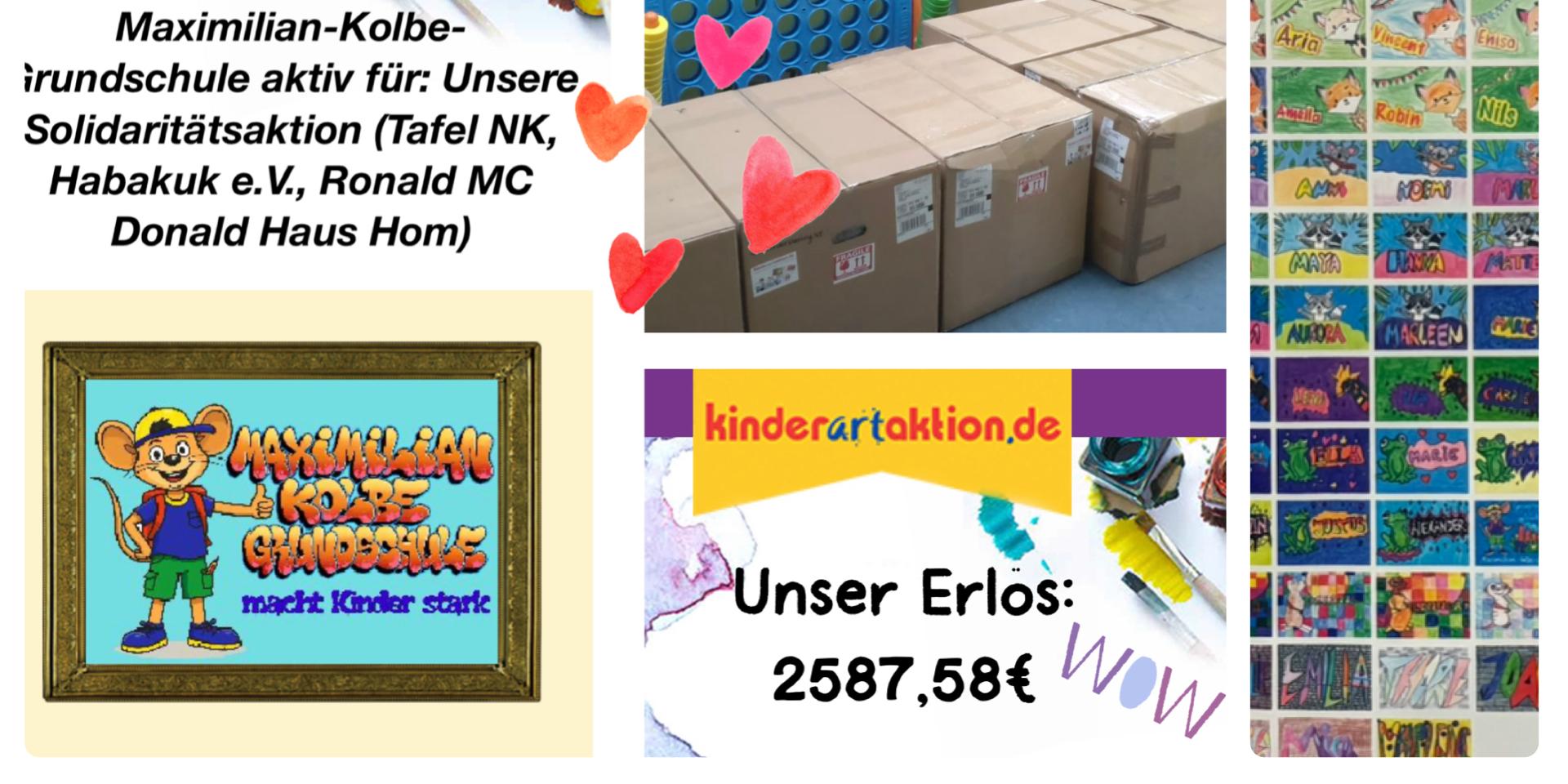 Kinderartaktion (c) Maximilian-Kolbe-Grundschule Kinderartaktion