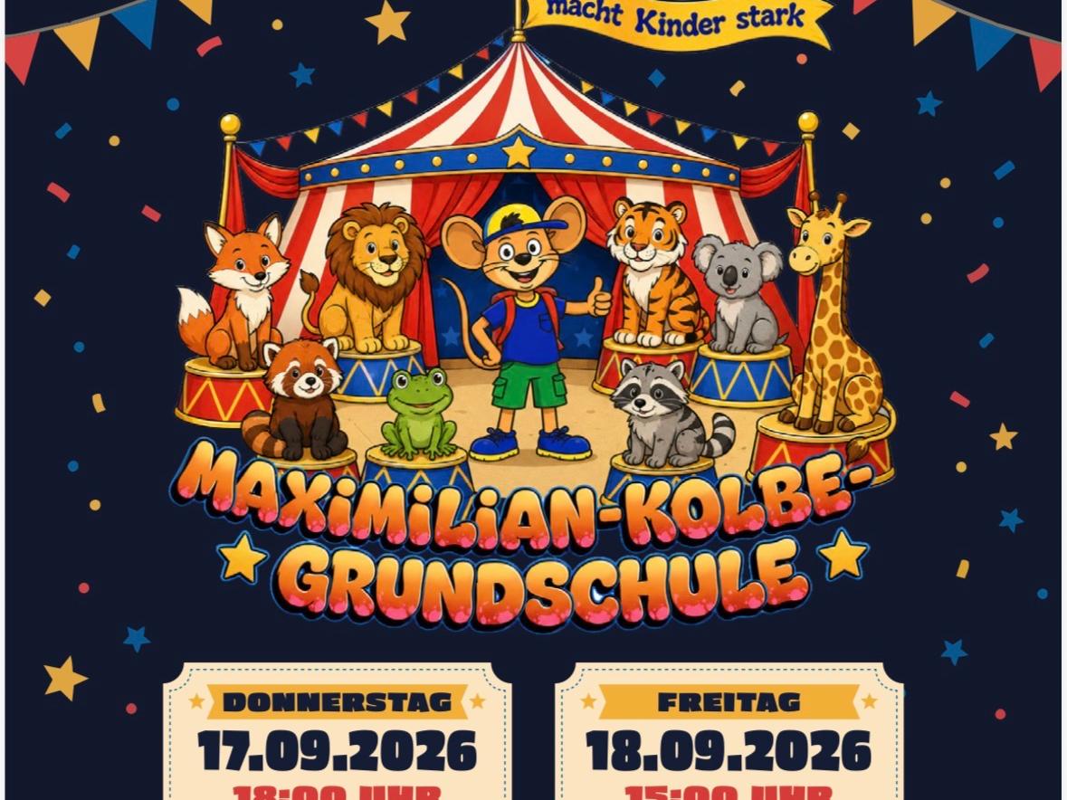 Zirkusplakat Sponsoren